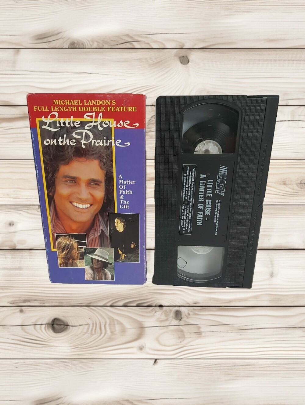 ​Vintage Little House on the Prairie VHS Double Feature Michael Landon 🌾